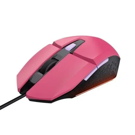 Ratón Gaming Trust Gaming GXT 109 Felox/ Hasta 6400 DPI/ Rosa - Frikibase