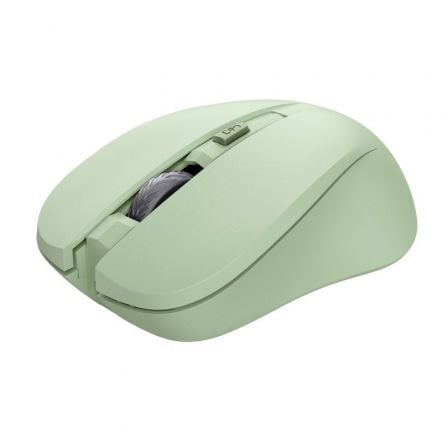 Ratón Inalámbrico Trust Mydo Silent Wireless/ Hasta 1800 DPI/ Verde - Frikibase