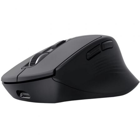 Ratón Inalámbrico Trust Niven Confort 26021/ Batería  recargable/ Hasta 3200 DPI/ Negro - Frikibase