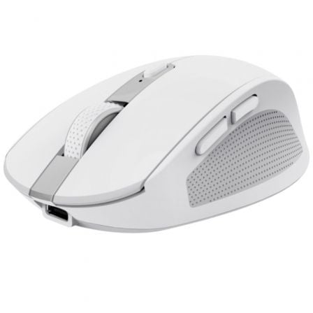 Ratón Inalámbrico Trust Ozaa Compact Wireless/ Batería recargable/ Hasta 3200 DPI/ Blanco - Frikibase