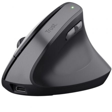Ratón Vertical Inalámbrico Trust TM-270/ Batería recargable/ Hasta 2400 DPI - Frikibase
