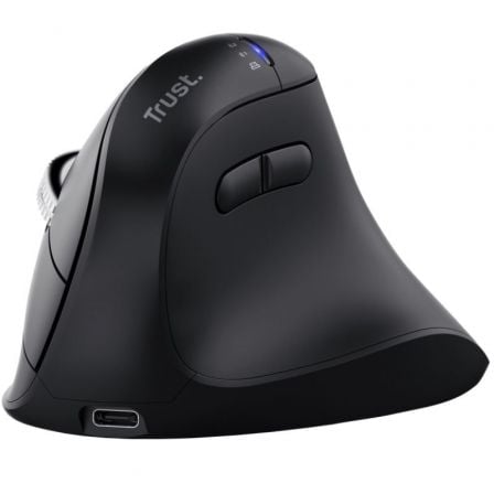 Ratón Vertical Inalámbrico Trust Vyran 26107/ Batería recargable/ Hasta 3200 DPI - Frikibase