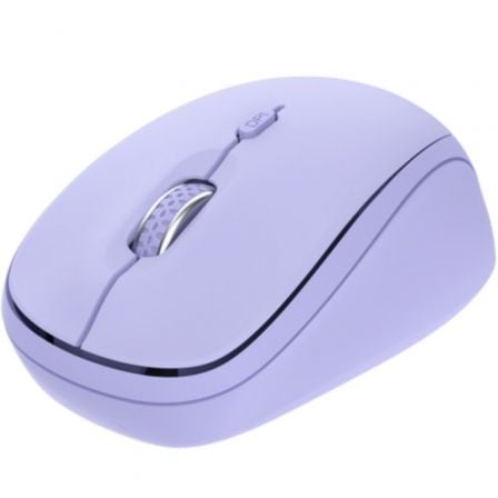 Ratón Mini Inalámbrico Trust Yvi+ Multidispositivo/ Hasta 1600 DPI/ Púrpura - Frikibase