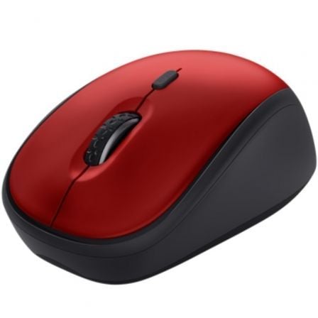 Ratón Mini Inalámbrico Trust Yvi+ Silent/ Hasta 1600 DPI/ Rojo - Frikibase