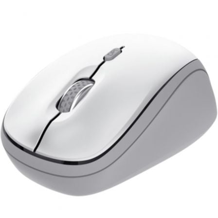 Ratón Mini Inalámbrico Trust Yvi+ Multidispositivo/ Hasta 1600 DPI/ Blanco - Frikibase