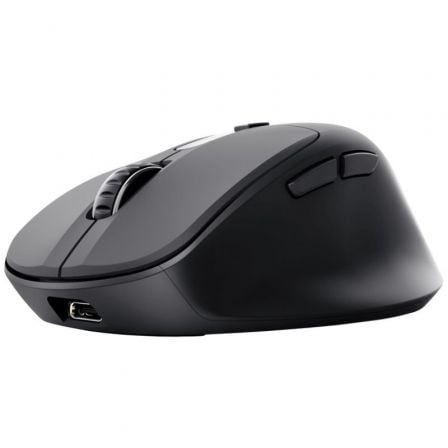 Ratón Ergonómico Inalámbrico Trust Zevo 25991/ Batería recargable/ Hasta 4000 DPI/ Negro - Frikibase
