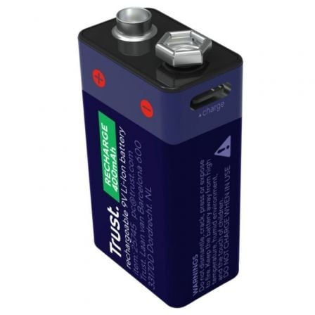 Pilas 6LR61 Trust 25745/ 9V/ Recargables - Frikibase