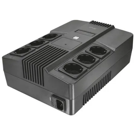 SAI Línea Interactiva Trust Maxxon/ 800VA/ 6 Salidas/ Formato Bloque - Frikibase