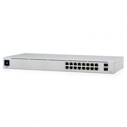 Switch Gestionable Ubiquiti USW-16-POE 16 Puertos/ RJ-45 Gigabit 10/100/1000/ SFP/ PoE+ - Frikibase