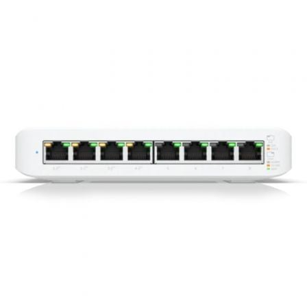 Switch Ubiquiti USW-LITE-8-POE/ 8 Puertos/ RJ45 10/100/1000 PoE - Frikibase