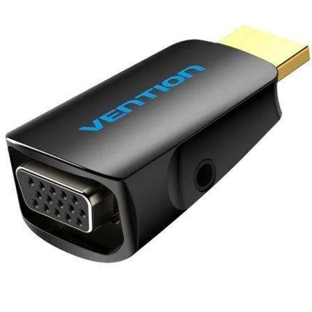 Adaptador Conversor Vention AIDB0/ HDMI Macho a VGA Hembra/ Audio Jack 3.5mm - Frikibase
