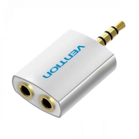 Adaptador Audio Vention BDAW0/ Jack 3.5 Macho - 2x Jack 3.5 Hembra/ Blanco - Frikibase