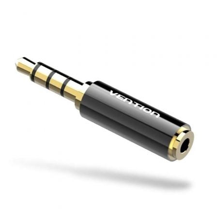 Adaptador Jack Vention BFBB0/ Jack 3.5 Macho - Jack 2.5 Hembra/ Negro - Frikibase