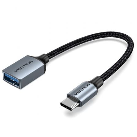 Cable USB 2.0 Tipo-C Vention CCXHB/ USB Tipo-C Macho - USB Hembra/ 15cm - Frikibase