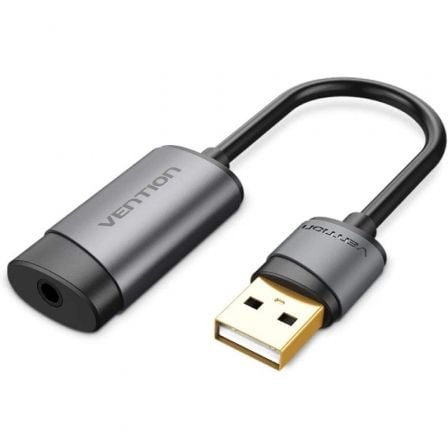Tarjeta de Sonido Vention CDJHB/ USB Macho - Jack 3.5 Hembra - Frikibase