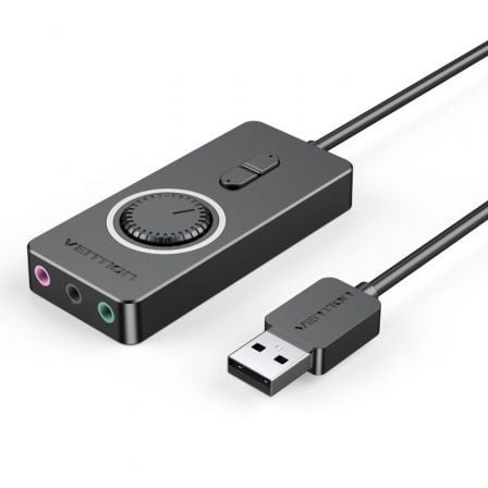 Tarjeta de Sonido Vention CDRBB/ USB Macho - 3x Jack 3.5 Hembra - Frikibase