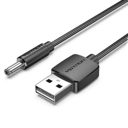 Cable Alimentación Vention CEXBF/ USB Macho - DC 3.5mm Macho/ 1m/ Negro - Frikibase