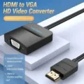Conversor Vention 42154/ HDMI Macho - VGA Hembra/ 15cm/ Negro – imagen 2