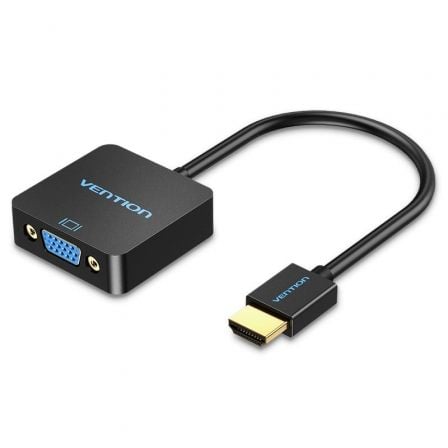 Conversor Vention ACPBB/ HDMI Macho - VGA Hembra/ 15cm/ Negro - Frikibase