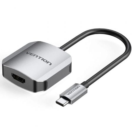 Conversor Vention TDEHB/ USB Tipo-C Macho - HDMI Hembra/ 15cm/ Plata - Frikibase