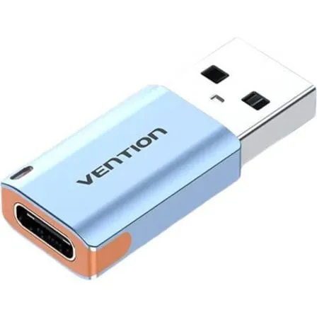 Adaptador USB 3.1 Vention CUAH0/ USB Tipo-C Hembra - USB Macho/ Azul - Frikibase