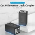 Adaptador Conector RJ45 Vention IPVB0/ Cat.6 FTP/ RJ45 Hembra - RJ45 Hembra/ Negro – imagen 2
