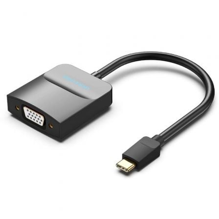 Adaptador USB Tipo-C Vention TDDBB/ USB Tipo-C Macho - VGA Hembra - Frikibase