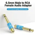 Adaptador Jack Vention VDD-C03/ RCA Hembra - Jack 6.5 Macho/ Azul – imagen 2