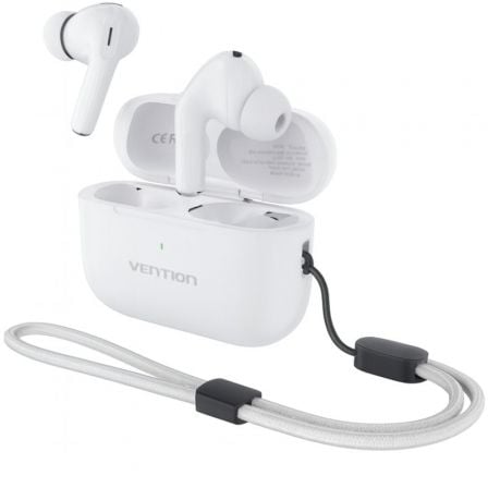 Auriculares Bluetooth Vention Echo Lite E11 Pro con estuche de carga/ Blancos - Frikibase