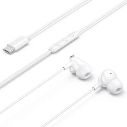 Auriculares Intrauditivos Vention Echo Lite USB-C In-Ear/ con Micrófono/ USB Tipo-C/ Blancos - Frikibase