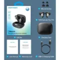 Auriculares Bluetooth Vention Tiny T13 NBNB0 con estuche de carga/ Autonomía 6h/ Negros – imagen 3