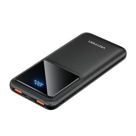 Powerbank 10000mAh Vention FHKB0/ 22.5W/ Negra - Frikibase