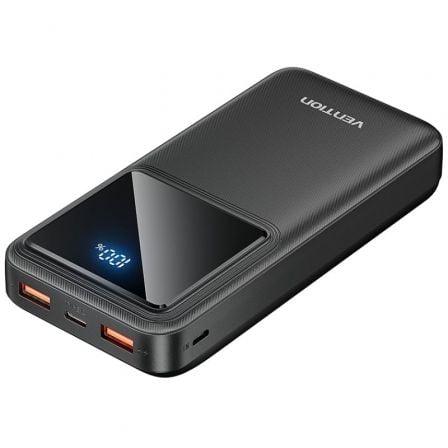 Powerbank 20000mAh Vention FHLB0/ 22.5W/ Negra - Frikibase