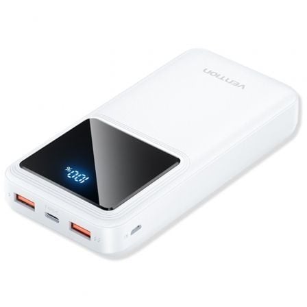 Powerbank 20000mAh Vention FHLW0/ 22.5W/ Blanca - Frikibase