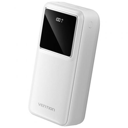 Powerbank 30000mAh Vention FHMW0/ 22.5W/ Blanca - Frikibase