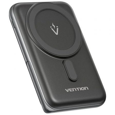 Powerbank 10000mAh Vention FHNB0/ 20W/ Wireless/ Negra - Frikibase