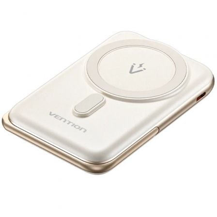 Powerbank 10000mAh Vention FHNW0/ 20W/ Wireless/ Blanca - Frikibase