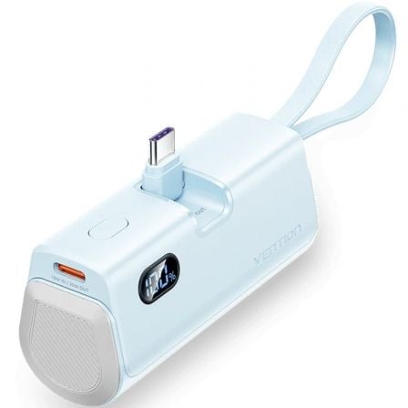 Powerbank 4800mAh Vention FHQL0/ 22.5W/ Azul - Frikibase