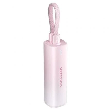 Powerbank 5000mAh Vention FHWR0/ 20W/ Rosa - Frikibase
