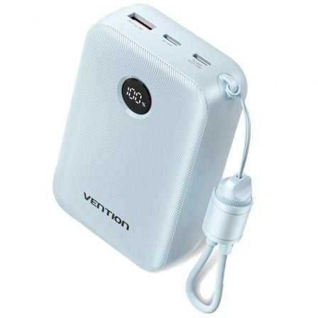 Powerbank 20000mAh Vention FKBL0-C/ 22.5W/ Azul/ Incluye Cable USB Tipo-C - Frikibase