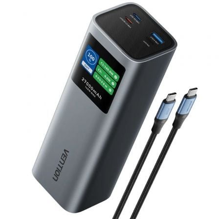 Powerbank 27000mAh Vention FKEH0/ 140W/ Gris - Frikibase