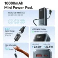 Powerbank 10000mAh Vention FKOH0/ 22.5W/ Gris – imagen 3