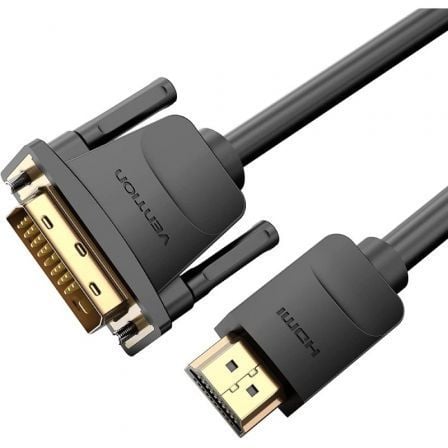 Cable Conversor Vention ABFBH/ DVI Macho - HDMI Macho/ 2m/ Negro - Frikibase