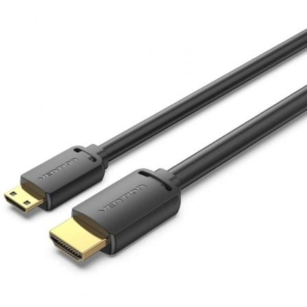 Cable HDMI 4K Vention AGHBG/ HDMI Macho - Mini HDMI Macho/ 1.5m/ Negro - Frikibase
