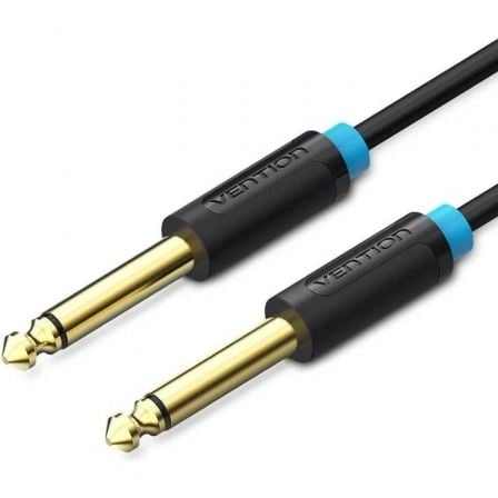 Cable Mono Vention BAABJ/ Jack 6.5 Macho - Jack 6.5 Macho/ 5m/ Negro - Frikibase