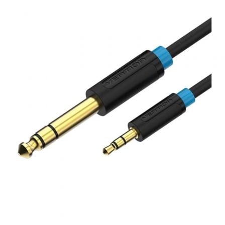 Cable Estéreo Vention BABBH/ Jack 6.5 Macho - Jack 3.5 Macho/ 2m/ Negro - Frikibase