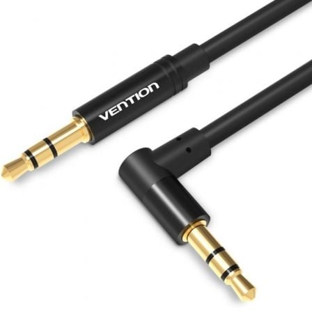 Cable Estéreo Vention BAKBG-T/ Jack 3.5 Macho - Jack 3.5 Macho/ 1.5m/ Negro - Frikibase