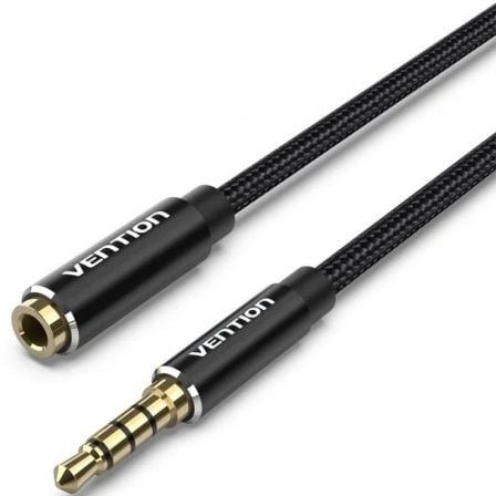 Cable Estéreo Vention BHCBL/ Jack 3.5 Macho - Jack 3.5 Hembra/ 10m/ Negro - Frikibase