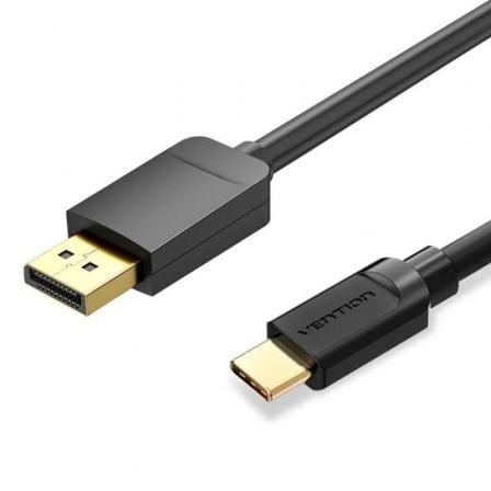 Cable Conversor Vention CGYBF/ USB Tipo-C Macho - DisplayPort Macho/ 1.5m/ Negro - Frikibase