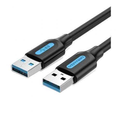 Cable USB 3.0 Vention CONBD/ USB Macho - USB Macho/ 5Gbps/ 50cm/ Negro - Frikibase